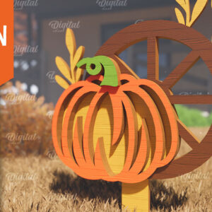 Intra απο ξύλο plywood  Χρώμα wenge 3mm-4mm πάχος - Fall Garden Stake. Σημάδι πτώσης Δίασταση 30x20 cm INTRAFABR-116666332