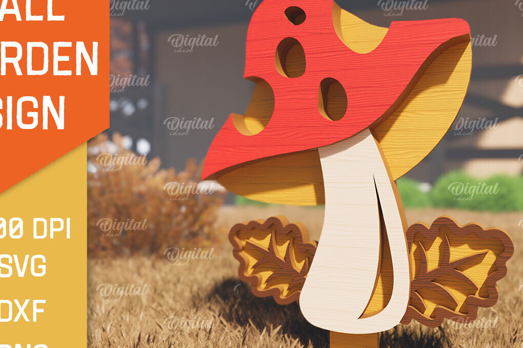 Intra απο ξύλο plywood  Χρώμα wenge 3mm-4mm πάχος - Fall Garden Stake. Σημάδι πτώσης Δίασταση 30x20 cm INTRAFABR-116669693