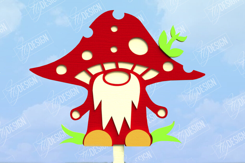 Intra απο ξύλο plywood  Χρώμα wenge 3mm-4mm πάχος - Fall Garden Stake | Πάσσαλος γκαζόν | Συγκομιδή Δίασταση 20x20 cm INTRAFABR-17631344