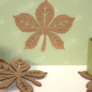 Intra απο ξύλο plywood  Χρώμα wenge 3mm-4mm πάχος - Φθινοπωρινό φύλλο | Φθινοπωρινά Σύμβολα | Φθινοπωρινή σεζόν Δίασταση 30x20 cm INTRAFABR-79513525