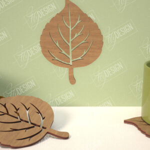 Intra απο ξύλο plywood  Χρώμα wenge 3mm-4mm πάχος - Φθινοπωρινό φύλλο | Φθινοπωρινά Σύμβολα | Φθινοπωρινή σεζόν Δίασταση 30x20 cm INTRAFABR-79513534