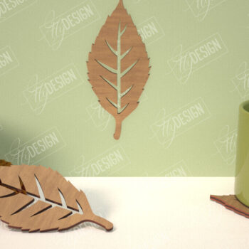 Intra απο ξύλο plywood Χρώμα wenge 3mm-4mm πάχος - Φθινοπωρινό φύλλο | Φθινοπωρινά Σύμβολα | Φθινοπωρινή σεζόν Δίασταση 30x20 cm INTRAFABR-79513552 - Image 1