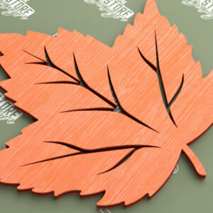 Intra απο ξύλο plywood  Χρώμα wenge 3mm-4mm πάχος - Φθινοπωρινό φύλλο | Φθινοπωρινά Σύμβολα | Φθινοπωρινή σεζόν Δίασταση 30x20 cm INTRAFABR-79513578