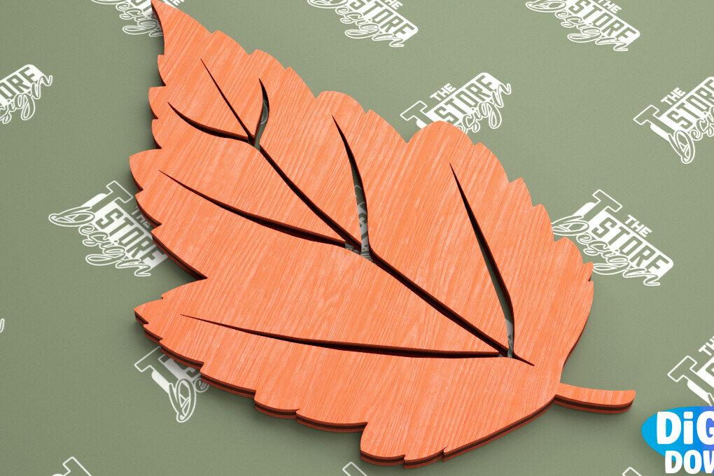 Intra απο ξύλο plywood  Χρώμα wenge 3mm-4mm πάχος - Φθινοπωρινό φύλλο | Φθινοπωρινά Σύμβολα | Φθινοπωρινή σεζόν Δίασταση 30x20 cm INTRAFABR-71788942