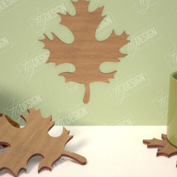 Intra απο ξύλο plywood  Χρώμα wenge 3mm-4mm πάχος - Δέσμη Φθινοπωρινών Φύλλων | Φθινοπωρινά Σύμβολα | CNC Δίασταση 30x20 cm INTRAFABR-80062866 - Image 5