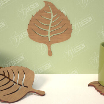 Intra απο ξύλο plywood  Χρώμα wenge 3mm-4mm πάχος - Δέσμη Φθινοπωρινών Φύλλων | Φθινοπωρινά Σύμβολα | CNC Δίασταση 30x20 cm INTRAFABR-80062866 - Image 8