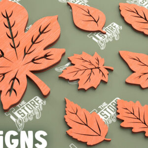 Intra απο ξύλο plywood  Χρώμα wenge 3mm-4mm πάχος - Δέσμη Φθινοπωρινών Φύλλων | Φθινοπωρινά Σύμβολα | CNC Δίασταση 30x20 cm INTRAFABR-69398980