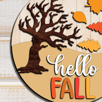 Intra απο ξύλο plywood  Χρώμα wenge 3mm-4mm πάχος - Πινακίδα Στρογγυλής Πόρτας Decor Δίασταση 20x20 cm INTRAFABR-80089942 - Image 1