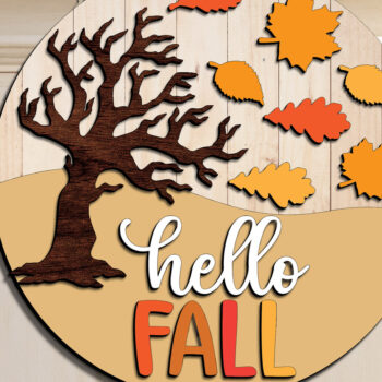 Intra απο ξύλο plywood  Χρώμα wenge 3mm-4mm πάχος - Πινακίδα Στρογγυλής Πόρτας Decor Δίασταση 20x20 cm INTRAFABR-80089942 - Image 3