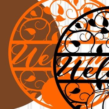 Intra απο ξύλο plywood Χρώμα wenge 3mm-4mm πάχος - Φθινόπωρο Υποδοχή Βεράντα Pumpkin Δίασταση 6x6 cm INTRAFABR-30577941 - Image 2