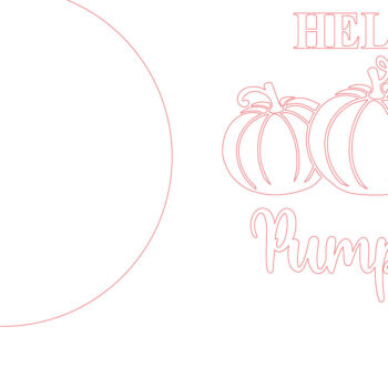 Intra απο ξύλο plywood  Χρώμα wenge 3mm-4mm πάχος - Fall Welcome Sign Cut File Δίασταση 20x20 cm INTRAFABR-30474597 - Image 4