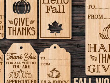 Intra απο ξύλο plywood  Χρώμα wenge 3mm-4mm πάχος - Fall Wood Tags κοπής με λέιζερ Δίασταση 20x20 cm INTRAFABR-66873053 - Image 1