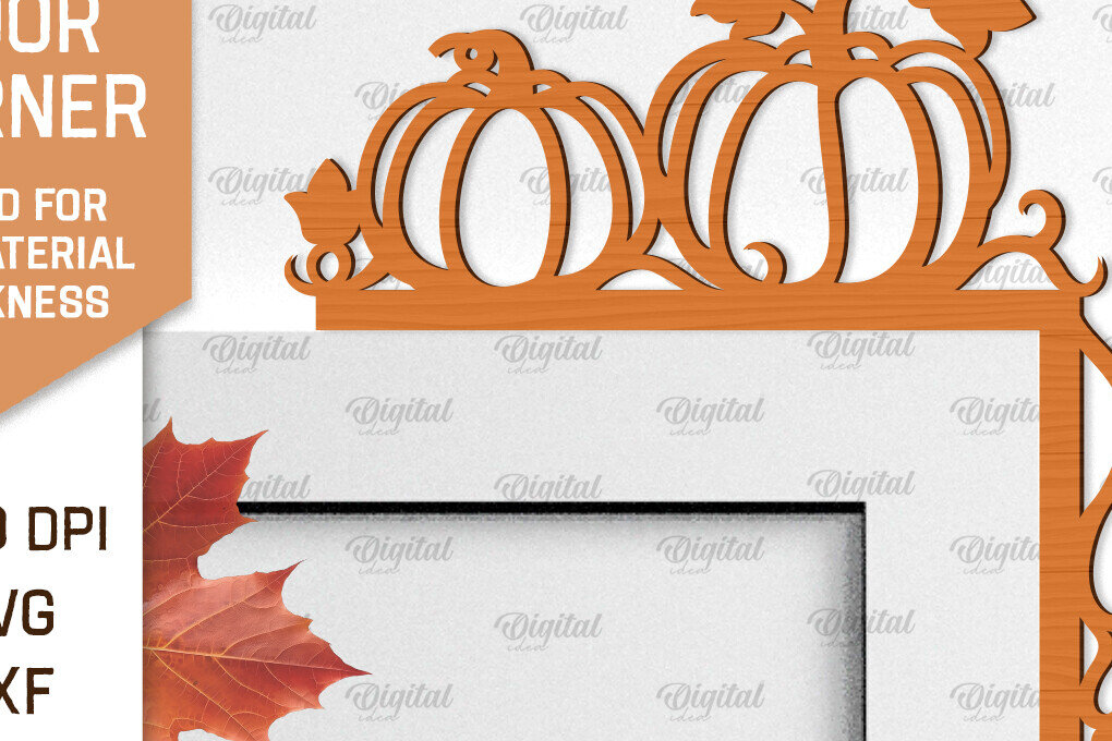 Intra απο ξύλο plywood  Χρώμα wenge 3mm-4mm πάχος - Φθινοπωρινή Ξύλινη Πόρτα Γωνιακή Κοπή Laser Δίασταση 30x20 cm INTRAFABR-60332516