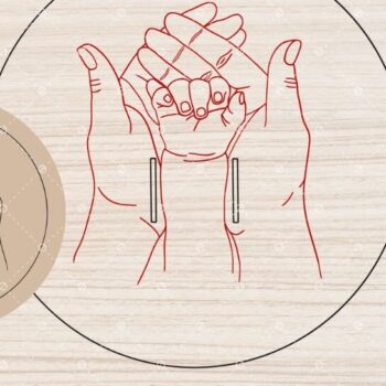 Intra απο ξύλο plywood Χρώμα wenge 3mm-4mm πάχος - Οικογενειακό Βραχιόλι Γέννησης Laser Δίασταση 4000x4000 cm INTRAFABR-42084609 - Image 1