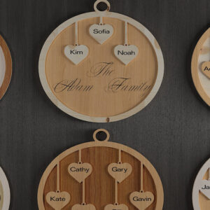 Intra απο ξύλο plywood  Χρώμα wenge 3mm-4mm πάχος - Πίνακες γενεθλίων οικογενειακών εορτασμών 480 Δίασταση 30x20 cm INTRAFABR-28543099