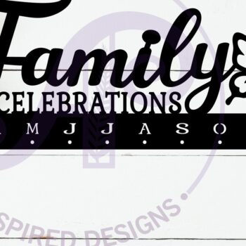 Intra απο ξύλο plywood  Χρώμα wenge 3mm-4mm πάχος - Ημερολόγιο οικογενειακών εορτασμών πεταλούδων Δίασταση 40x50 cm INTRAFABR-33019669 - Image 2