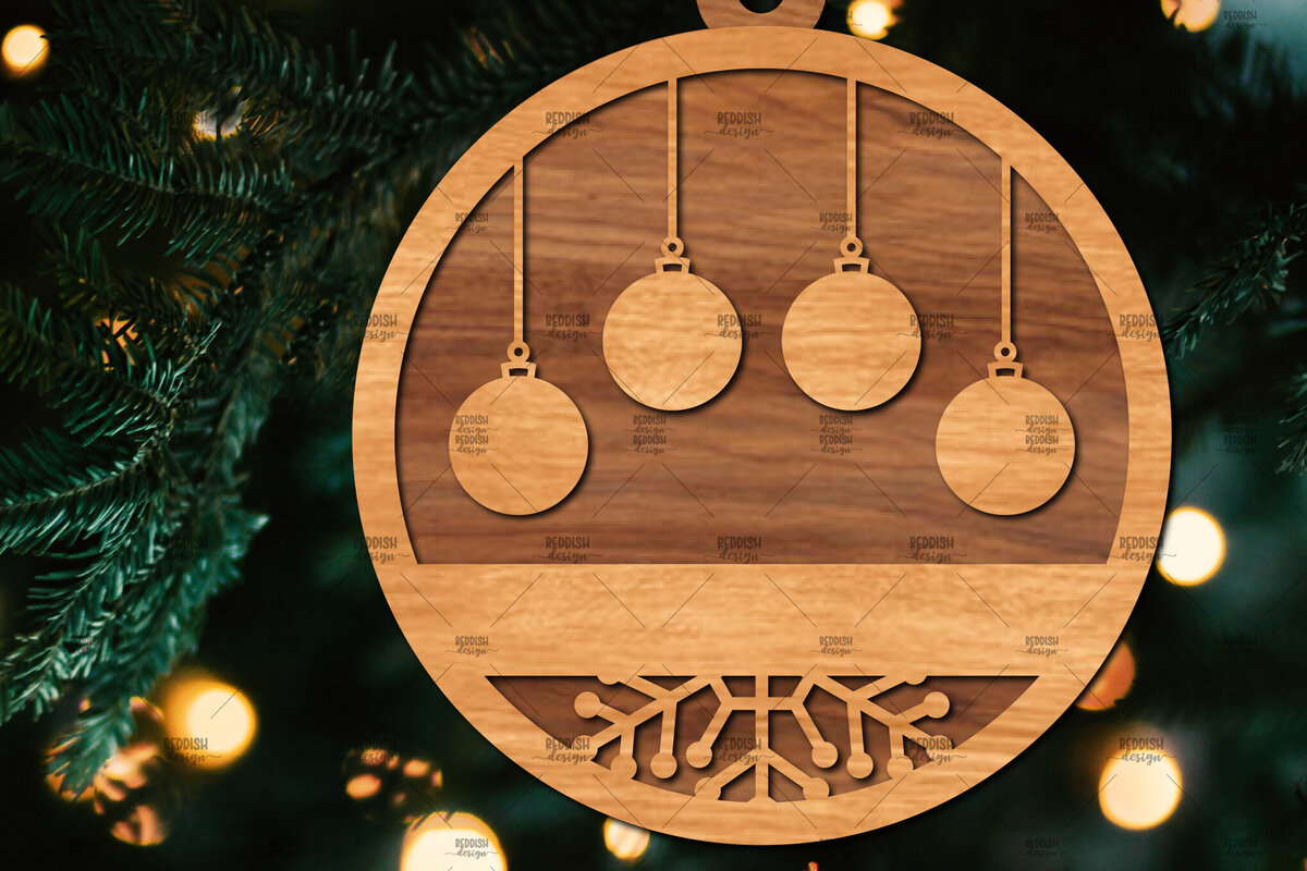 Intra απο ξύλο plywood  Χρώμα wenge 3mm-4mm πάχος - Οικογενειακή Χριστουγεννιάτικη Διακόσμηση Δίασταση 20x20 cm INTRAFABR-74645945