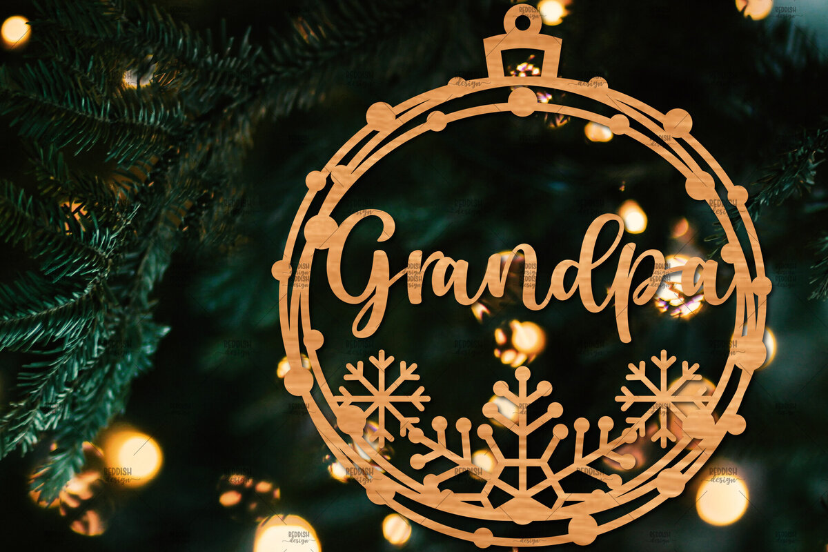 Intra απο ξύλο plywood  Χρώμα wenge 3mm-4mm πάχος - Οικογενειακή Χριστουγεννιάτικη Διακόσμηση Δίασταση 20x20 cm INTRAFABR-72469835