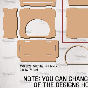 Intra απο ξύλο plywood  Χρώμα wenge 3mm-4mm πάχος - Οικογενειακό Χριστουγεννιάτικο τζάκι με λέιζερ Δίασταση 15x15 cm INTRAFABR-32848733 - Image 2