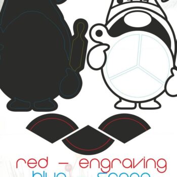 Intra απο ξύλο plywood  Χρώμα wenge 3mm-4mm πάχος - Οικογενειακή δέσμη χριστουγεννιάτικων στολιδιών Laser Δίασταση 20x20 cm INTRAFABR-32558166 - Image 3