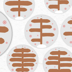 Intra απο ξύλο plywood  Χρώμα wenge 3mm-4mm πάχος - Οικογενειακό Χριστουγεννιάτικο Στολίδι Png, Βόρειος Πόλος Δίασταση 20x25 cm INTRAFABR-122894082