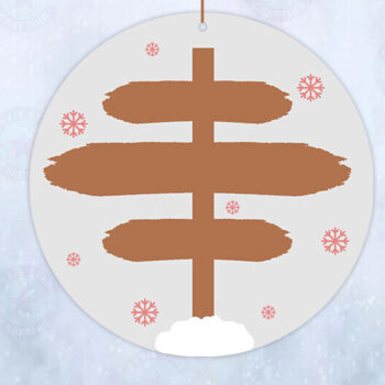 Intra απο ξύλο plywood  Χρώμα wenge 3mm-4mm πάχος - Οικογενειακό Χριστουγεννιάτικο Στολίδι Png, Βόρειος Πόλος Δίασταση 20x25 cm INTRAFABR-122894082 - Image 3