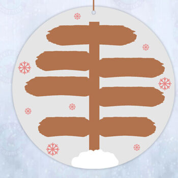 Intra απο ξύλο plywood  Χρώμα wenge 3mm-4mm πάχος - Οικογενειακό Χριστουγεννιάτικο Στολίδι Png Design Δίασταση 20x25 cm INTRAFABR-82011309 - Image 1