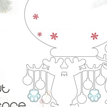 Intra απο ξύλο plywood  Χρώμα wenge 3mm-4mm πάχος - Οικογενειακό Χριστουγεννιάτικο Στολίδι Δίασταση 6x6 cm INTRAFABR-41672755 - Image 6