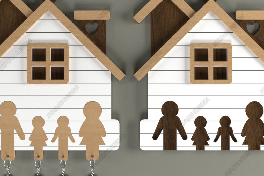 Intra απο ξύλο plywood  Χρώμα wenge 3mm-4mm πάχος - Κλειδαριά Family House 067 Δίασταση 4x4 cm INTRAFABR-37659585