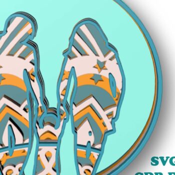 Intra απο ξύλο plywood  Χρώμα wenge 3mm-4mm πάχος - Family Medalion, 5 Layers, Mandala Δίασταση 30x30 cm INTRAFABR-95711645 - Image 6