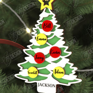 Intra απο ξύλο plywood  Χρώμα wenge 3mm-4mm πάχος - Οικογενειακό Στολίδι | Παιχνίδι Χριστουγεννιάτικου Δέντρου Δίασταση 6x6 cm INTRAFABR-84716083