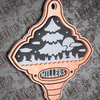 Intra απο ξύλο plywood  Χρώμα wenge 3mm-4mm πάχος - Οικογενειακά Διακοσμητικά Σχέδιο Δίασταση 6x6 cm INTRAFABR-121325802 - Image 2