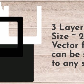 Intra απο ξύλο plywood  Χρώμα wenge 3mm-4mm πάχος - Οικογενειακή κορνίζα φωτογραφιών , Baby Δίασταση 20x25 cm INTRAFABR-31916246 - Image 2