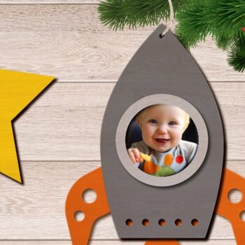 Intra απο ξύλο plywood  Χρώμα wenge 3mm-4mm πάχος - Οικογενειακή κορνίζα στολίδι με λέιζερ Δίασταση 20x25 cm INTRAFABR-125083156 - Image 3