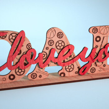 Intra απο ξύλο plywood  Χρώμα wenge 3mm-4mm πάχος - Family Stand |Family Stand Δίασταση 30x20 cm INTRAFABR-25040528 - Image 1