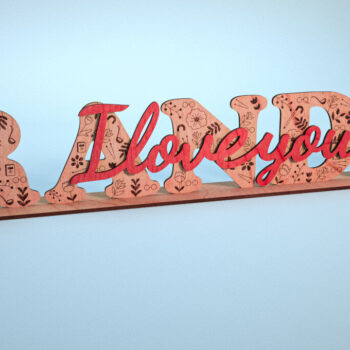 Intra απο ξύλο plywood  Χρώμα wenge 3mm-4mm πάχος - Family Stand |Family Stand Δίασταση 30x20 cm INTRAFABR-25014654 - Image 1