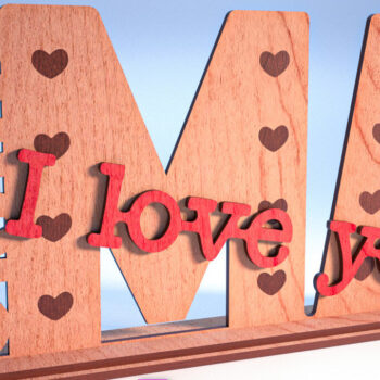 Intra απο ξύλο plywood Χρώμα wenge 3mm-4mm πάχος - Family Stand |Family Stand Δίασταση 30x20 cm INTRAFABR-25040280 - Image 1