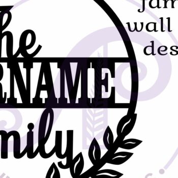 Intra απο ξύλο plywood  Χρώμα wenge 3mm-4mm πάχος - Οικογενειακό Suname Στεφάνι Δίασταση 30x20 cm INTRAFABR-19344468 - Image 5