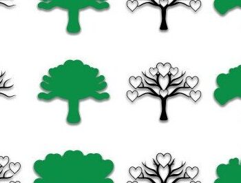 Intra απο ξύλο plywood  Χρώμα wenge 3mm-4mm πάχος - Οικογενειακό Δέντρο Δίασταση 20x20 cm INTRAFABR-25006329 - Image 3