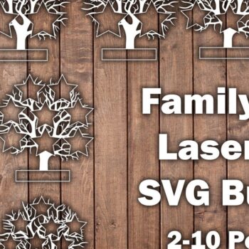 Intra απο ξύλο plywood Χρώμα wenge 3mm-4mm πάχος - Πακέτο Οικογενειακό Δέντρο Laser/Ξυλοκόψιμο Δίασταση 30x20 cm INTRAFABR-24983491 - Image 1