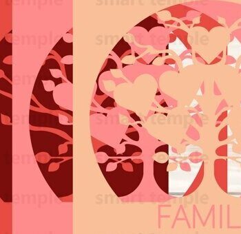 Intra απο ξύλο plywood Χρώμα wenge 3mm-4mm πάχος - Family Tree Layered, Family Tree Cricut Δίασταση 30x20 cm INTRAFABR-24978396 - Image 3