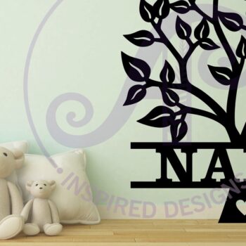 Intra απο ξύλο plywood  Χρώμα wenge 3mm-4mm πάχος - κοπής με λέιζερ name name Δίασταση 30x20 cm INTRAFABR-56358713 - Image 2