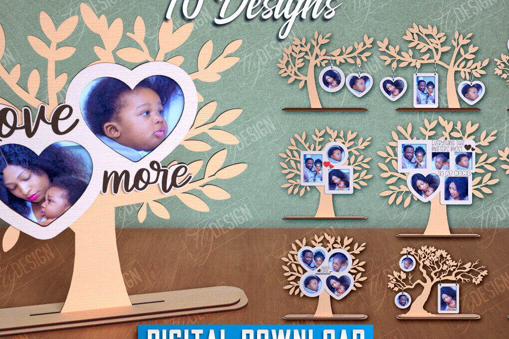 Intra απο ξύλο plywood  Χρώμα wenge 3mm-4mm πάχος - Πακέτο κορνίζας οικογενειακού δέντρου | Δώρο Δίασταση 20x25 cm INTRAFABR-29214563