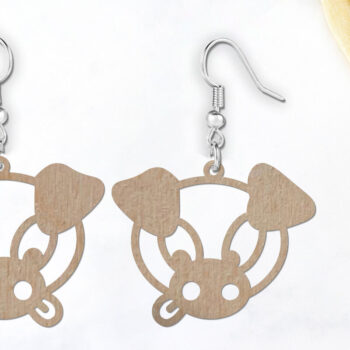 Intra απο ξύλο plywood  Χρώμα wenge 3mm-4mm πάχος - Σκουλαρίκια με λέιζερ Farm Animal Files Δίασταση 900x900 cm INTRAFABR-24669765 - Image 7