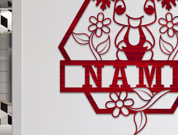 Intra απο ξύλο plywood Χρώμα wenge 3mm-4mm πάχος - Ζώα φάρμας Όνομα Σήμα Δίασταση 30x20 cm INTRAFABR-23924976 - Image 1