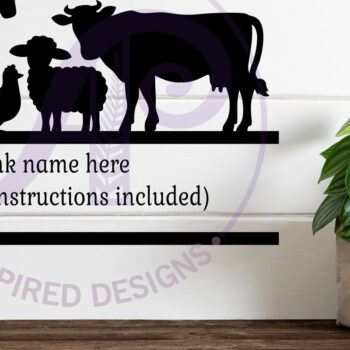 Intra απο ξύλο plywood Χρώμα wenge 3mm-4mm πάχος - Ζώα φάρμας Ονομασία Επιτοίχιας Τέχνης, Δίασταση 40x50 cm INTRAFABR-23923700 - Image 3