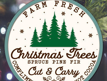 Intra απο ξύλο plywood  Χρώμα wenge 3mm-4mm πάχος - Farm Fresh Στολίδι Χριστουγεννιάτικου Δέντρου Δίασταση 6x6 cm INTRAFABR-21932014 - Image 6