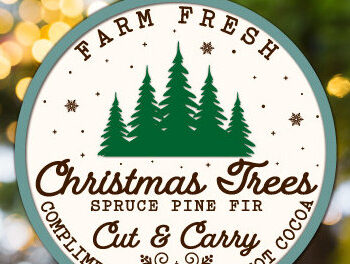 Intra απο ξύλο plywood  Χρώμα wenge 3mm-4mm πάχος - Farm Fresh Στολίδι Χριστουγεννιάτικου Δέντρου Δίασταση 6x6 cm INTRAFABR-21932014 - Image 7