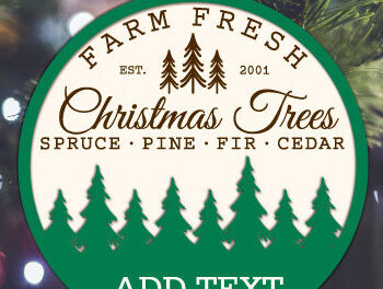 Intra απο ξύλο plywood  Χρώμα wenge 3mm-4mm πάχος - Farm Fresh Στολίδι Χριστουγεννιάτικου Δέντρου Δίασταση 6x6 cm INTRAFABR-21932014 - Image 13