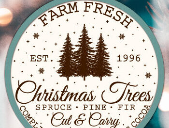 Intra απο ξύλο plywood  Χρώμα wenge 3mm-4mm πάχος - Farm Fresh Στολίδι Χριστουγεννιάτικου Δέντρου Δίασταση 6x6 cm INTRAFABR-91051830 - Image 2